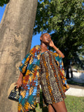 Dede Set – African Print Kimono & Dress